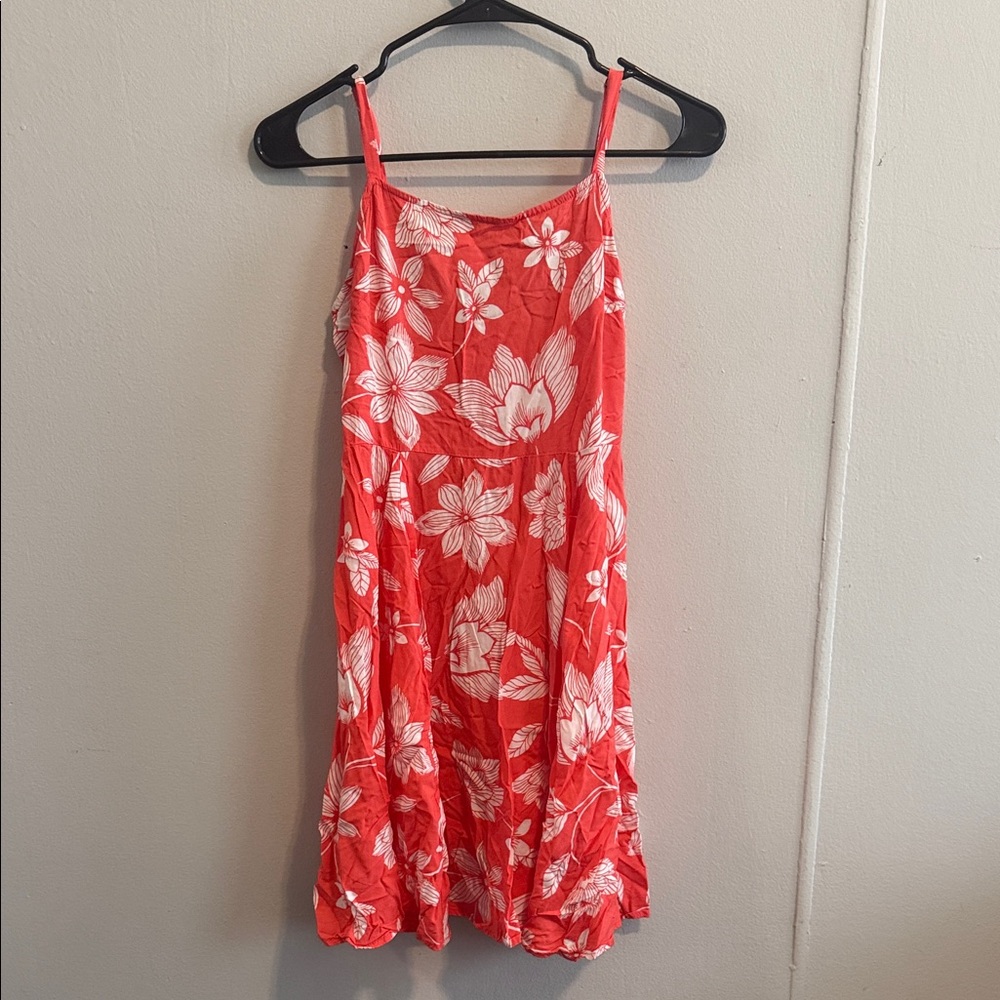 Orange Floral Sundress